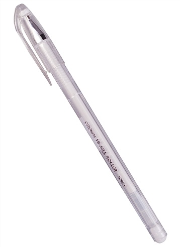Ручка гелевая "Hi-Jell Pastel" пастель белая, 0,8мм