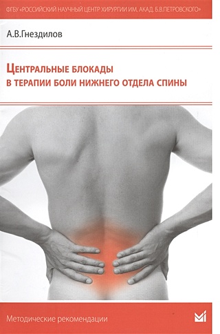 Центральные блокады в терапии боли нижнего отдела спины. Методические рекомендации
