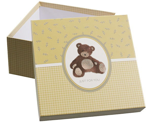 Коробка подарочная "Cute bear" 18*18*7,5см, картон