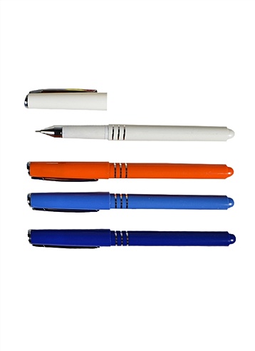 Ручка шариковая синяя "AXO" 0,7мм, игла, резин.грип, цвет корпуса ассорти, Linc