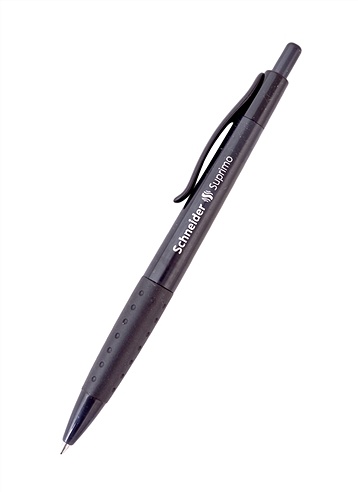 Ручка шариковая авт. черная "Suprimo", 1,0мм, грип, Schneider