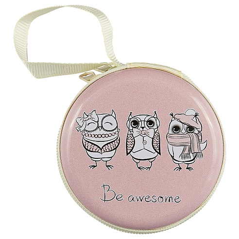 Монетница «Be awesome: совы», 7 см