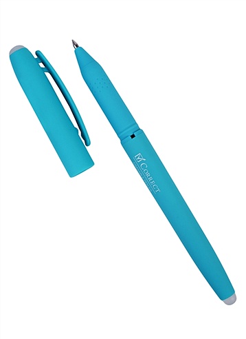 Ручка гелевая со стирающимися чернилами "Correct" синяя, 0,6мм