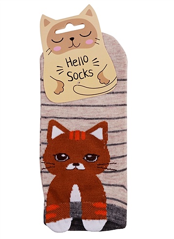 Носки Hello Socks "Котики", размер 36-39
