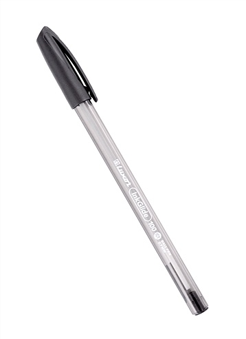 Ручка шариковая черная "InkGlide 100 Icy" 0,7мм, трехгранн., Luxor