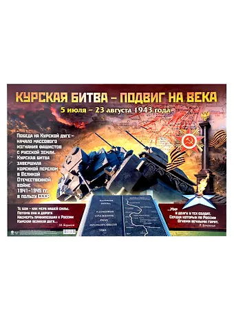 Плакат Курская битва