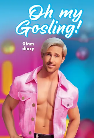 Книга для записей А5 64л Oh my Gosling! Glam diary интегр.обл., блок с контентом