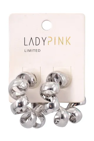 Серьги `LADY PINK` CHAIN CONNECTION (220327)