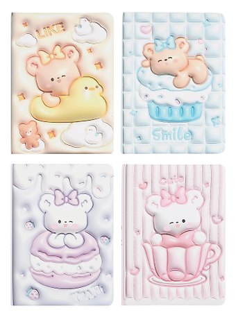 Записная книжка А6 96 листов, Sweet Kawaii 3D, в ассортименте