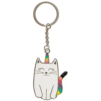 Брелок My lucky charm Котик-единорог (металл) (12-07150-736472)