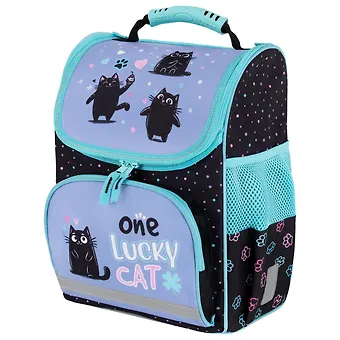 Ранец Funny cats 1отд., 35*28*18см, 3 кармана, эргономичная спинка