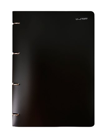 Тетрадь А4 80л кл. Onyx на кольцах, смен.блок, пласт.обл.