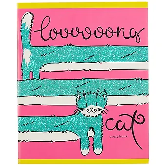 Тетрадь в клетку Unnika, Кототакса, 48 листов, в ассортименте