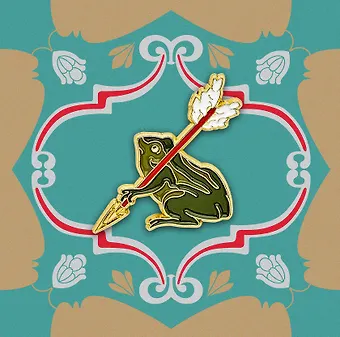 Значок Царевна лягушка (металл) (4627077846353)