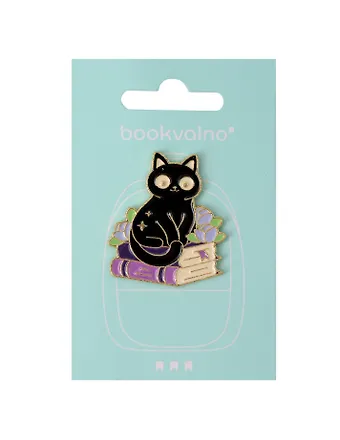Значок Эзотерика Кот с кигами (металл) (12-5769-A45)