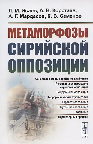 Леонид Маркович Исаев Метаморфозы сирийской оппозиции