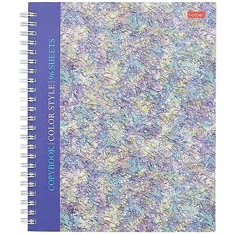Тетрадь в клетку Hatber, Color book, 96 листов, в ассортименте