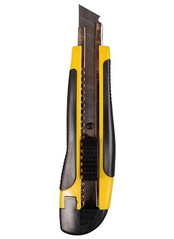 Нож канцелярский 18мм COMFORT пласт.корп., GoodMark