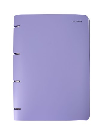 Тетрадь А4 80л кл. Serenity на кольцах, смен.блок, пласт.обл.