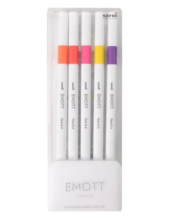 Линеры 05цв EMOTT. Passion Color 0,4мм, пласт.уп., UNI