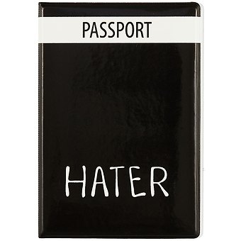 Обложка для паспорта Hater (ПВХ бокс) (ОП2020-245)