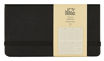 Планинг недат. 64л "Joy Book" серный агат, карманный, иск.кожа 7Б, скругл.углы, тонир.блок, резинка, офсет, ляссе