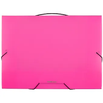 Папка на резинках с ручкой «Neon», А4