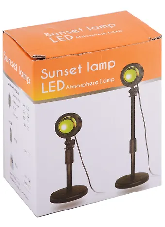 Настольная LED Лампа Rainbow (радуга) (11,5х11,5х27см) (пластик) (коробка)