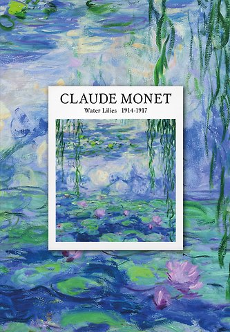 Ежедневник недат. А5 72л CLAUDE MONET