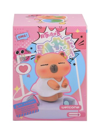 Игрушка Капибара на подставке (6см) (пластик) (Blind Box) (12-7655-202508-1040-336)