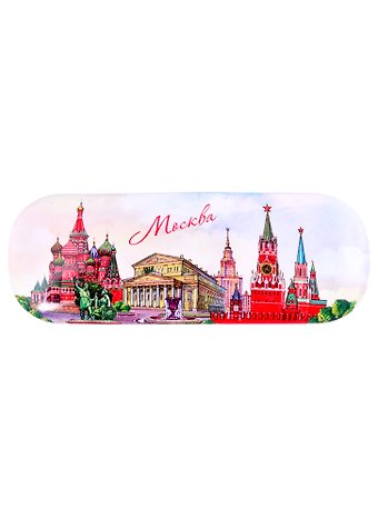 Чехол для очков Москва Большой театр ХВБ Кремль цветн. (322-19-CL)