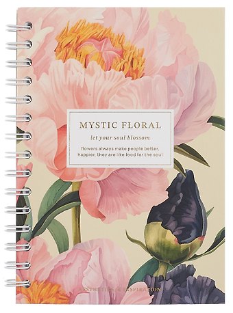 Тетрадь 100 листов в клетку Blossom. Peonies, на спирали
