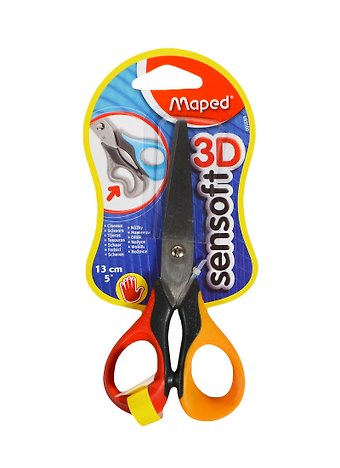 Ножницы для левшей Sensoft 3D, 13 см