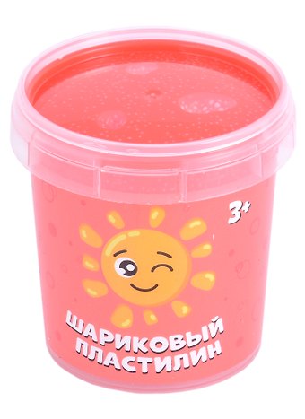 Шариковый пластилин модели Puzzle Foam, красный