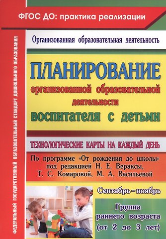 Ольга Николаевна Небыкова Планирование организованной образовательной деятельности воспитателя с детьми