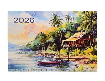 Календарь квартальный 2026г 297*695 Наедине с природой настенный, трёхблочный, спираль