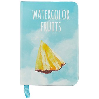 Записная книжка «Watercolor fruits», 96 листов, А7