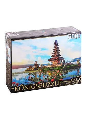 Пазл Индонезия. Храм Пура Улун Дану 500 элементов Konigspuzzle ШТK500-3579