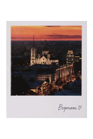 Магнит Вид на ночной город фото (70х85) (Воронеж) (1212538)