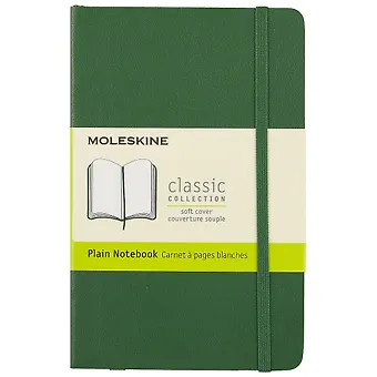 Записная книжка Moleskin Classic Pocket, мягкая обложка, зелёная, 96 листов, А6