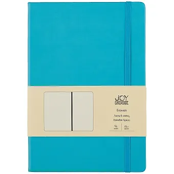 Книга для записей В5 96л кл. Joy Book. Летнее небо иск.кожа, тв.переплет, ляссе, резинка, инд.уп.