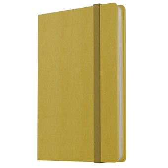 Записная книжка А7 80л лин. "Joy Book. Фисташковый мусс" иск.кожа, тонир.блок, скругл.углы, ляссе, резинка, карман на задн.форзаце