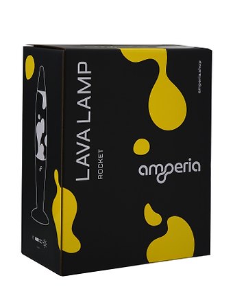 Лава лампа Amperia Rocket Бирюзовая,Прозрачная (35см) (AMP-R-008)