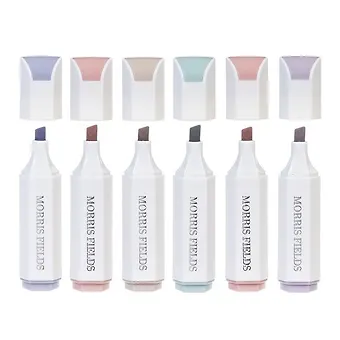 Текстовыделитель Hatber, Morris, пастельный, в ассортименте