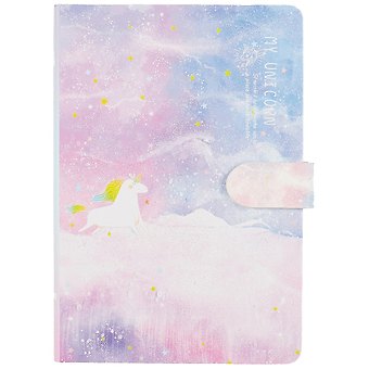 Блокнот с магнитной застежкой Единорог My unicorn