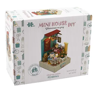 Сборная модель Румбокс MiniHouse. Цветочный на углу
