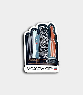 Магнит Москва Сити (Москва) (5х5) (MAG00-MSK0028-F-EN)