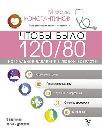 Максим Алексеевич Константинов Чтобы было 120/80. Нормальное давление в любом возрасте!
