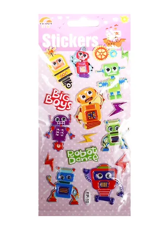 Наклейки-глазастики Роботы (11-02415-EP-10)
