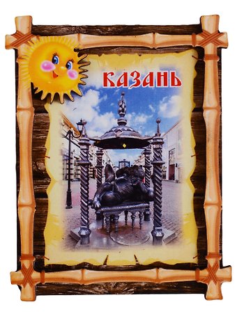 ГС Магнит Казань Бамбук Памятник Коту Казанскому (дерево) (7,5см)